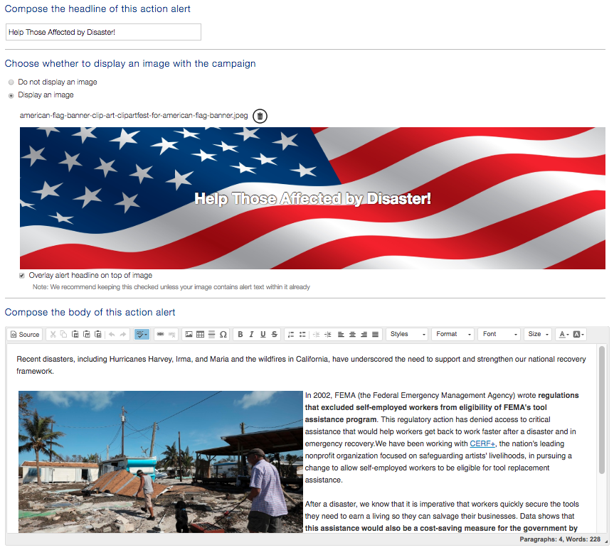 Action Alert Save Americans With >> Creating An Advocacy Campaign Votervoice Action Alert Save Americans With >> Creating An Advocacy Campaign Votervoice